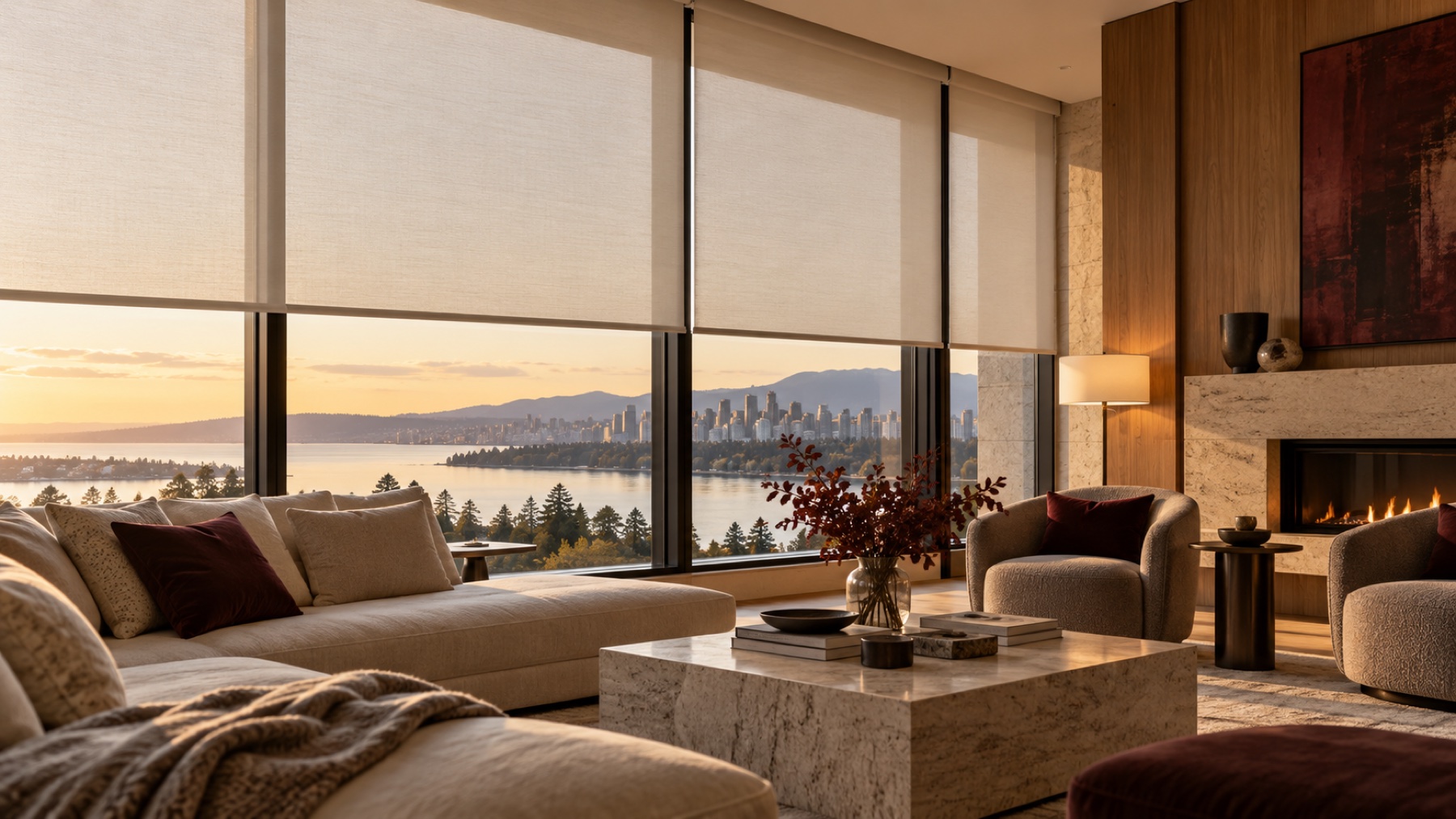 Illustrative image for Motorized Blinds & Shades